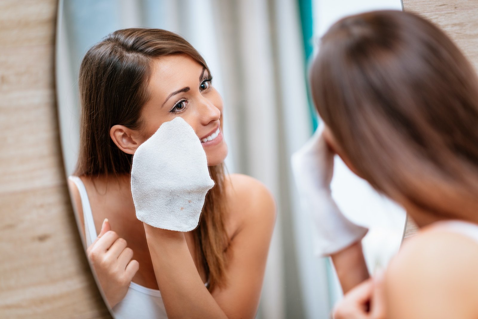 Girl Removing Make Up