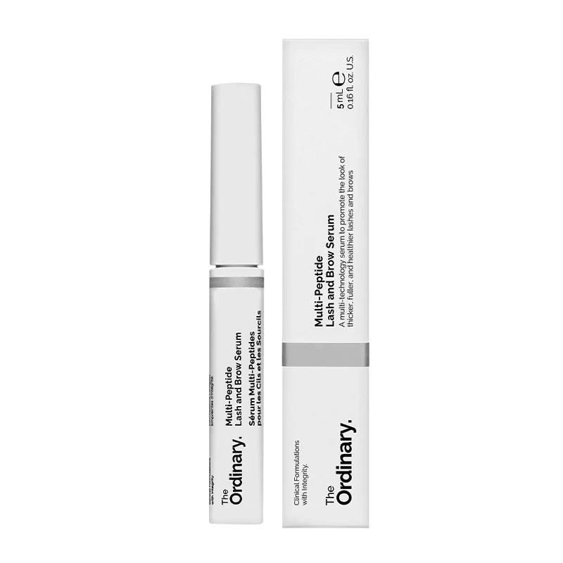 The Ordinary Multi-Peptide Lash and Brow Serum. Dette serumet er spesielt utviklet for å forbedre utseendet på både øyevipper og øyenbryn. Med en kraftig blanding av peptider og nærende ingredienser, kan dette serumet hjelpe til med å styrke, forlenge og gi mer fylde til både vipper og bryn.