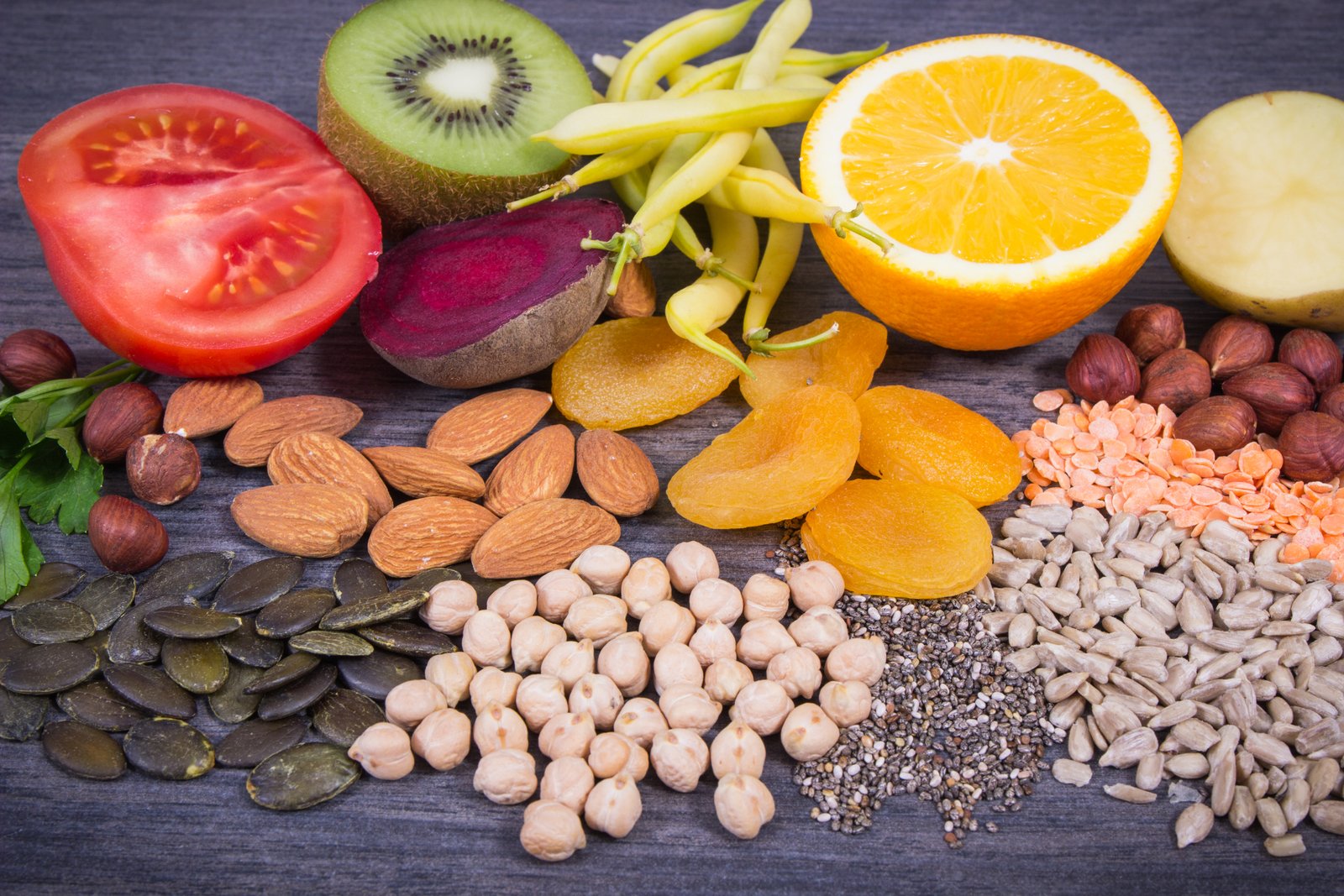 Nutritious ingredients containing natural minerals and vitamin K